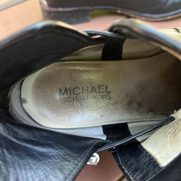 Michael Kors Black Buckle Ankle Boots - Womens 7M - Picture 2 of 5